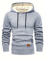 Men's heavy waterproof hooded sweatshirt