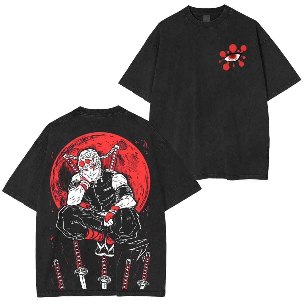 Tengen Uzui Oversize-Streetwear-T-Shirt