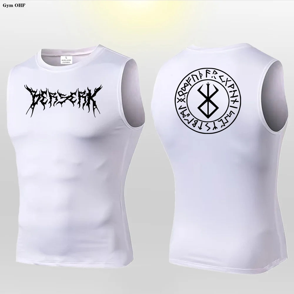 Anime Berserk Sleeveless Compression T-Shirt
