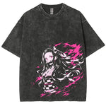 Oversize-Streetwear-T-Shirt „Nezuko Kamado“