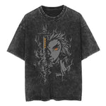 Übergroßes Streetwear Kyojuro Rengoku T-Shirt