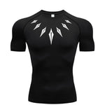 Dry Fit Athleisure wakanda forever Print Compression Shirt