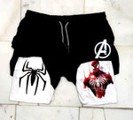 Avengers Dry-Fit Compression Shorts 2 in 1