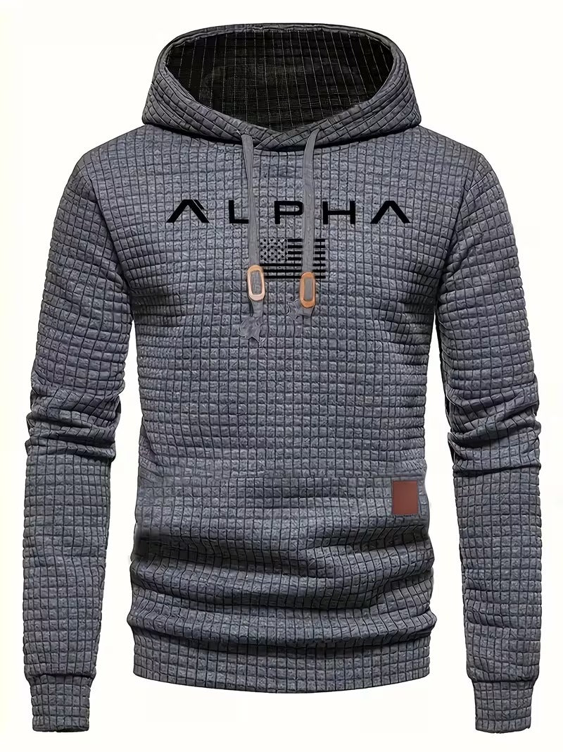 ALPHA Men'sHooded Sweatshirt