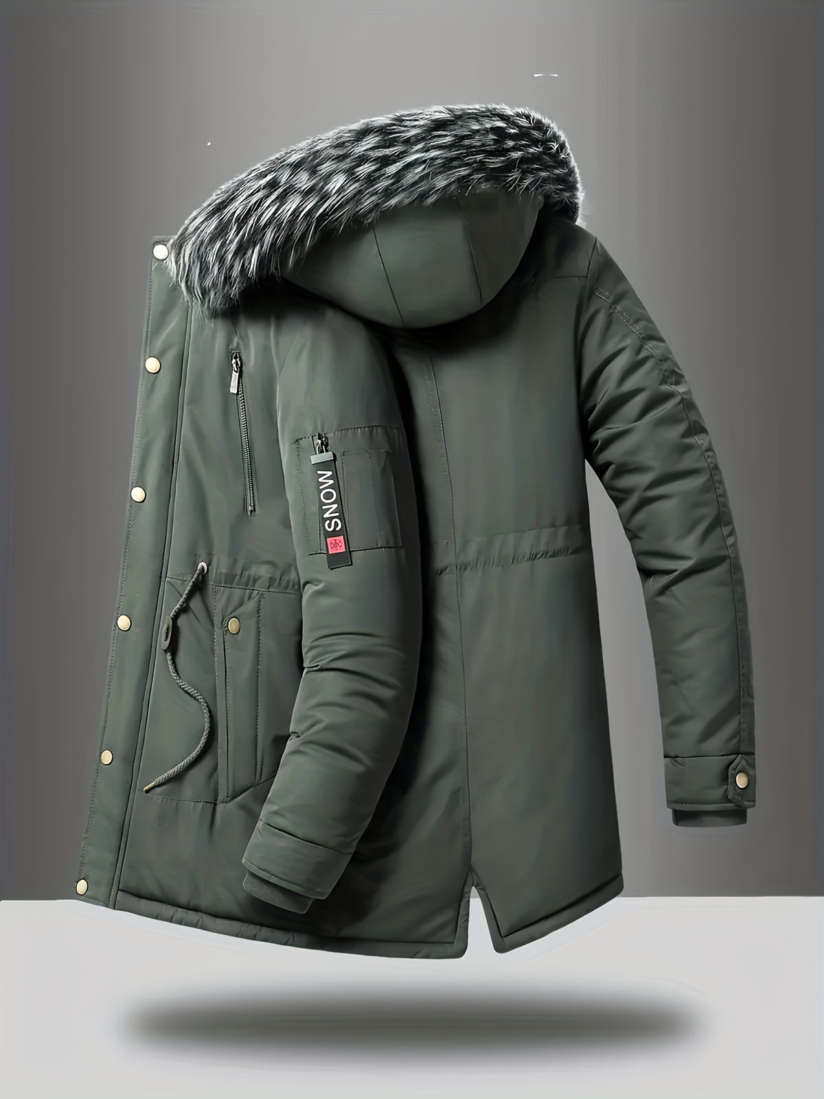 Men's tweed overcoat