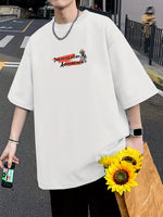 Oversized Streetwear Plus Size Cotton Space Adventure