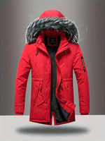 Men's tweed overcoat