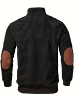 Men's high-neck bomber sweatshirt