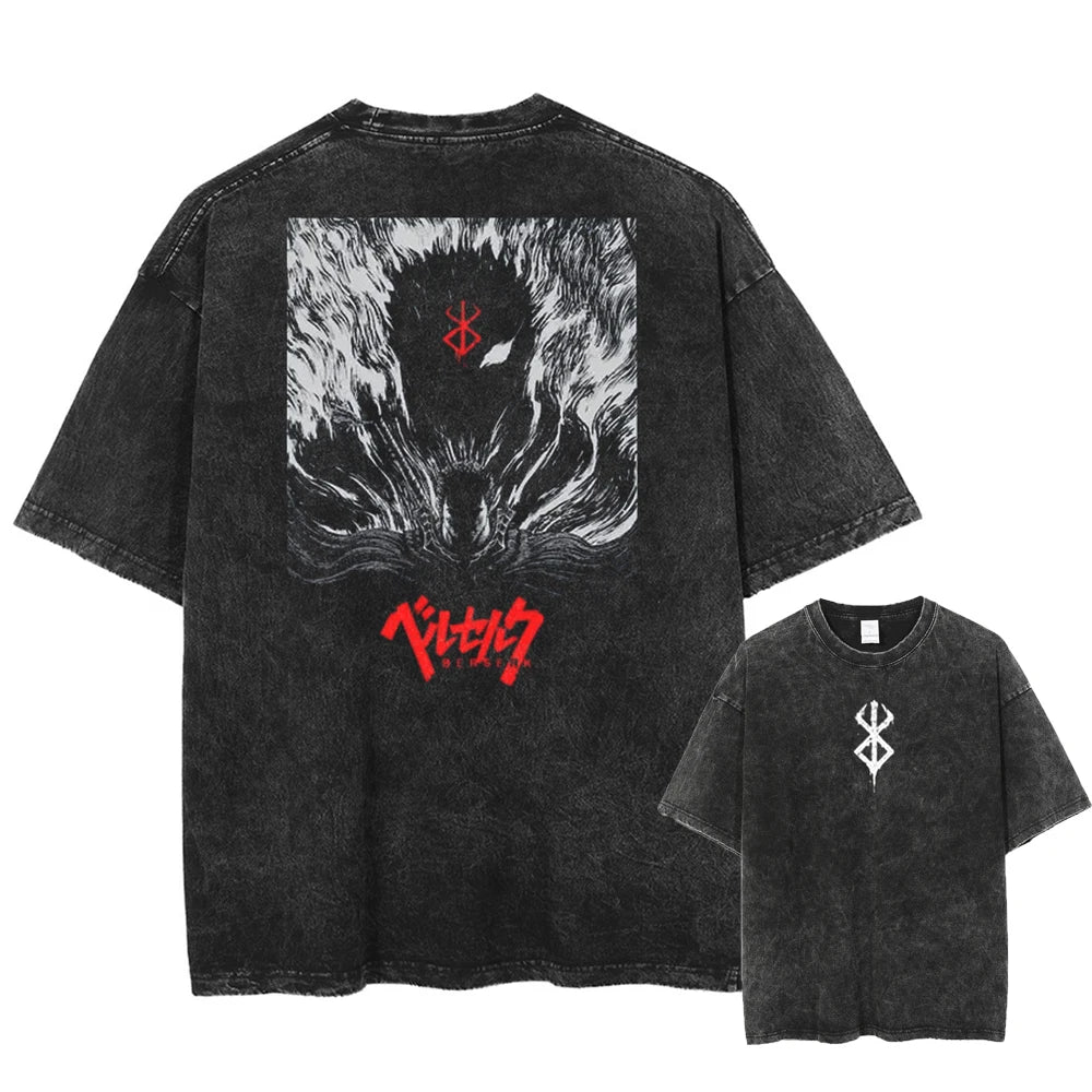 Berserk Vintage Oversized Streetwear T-Shirt