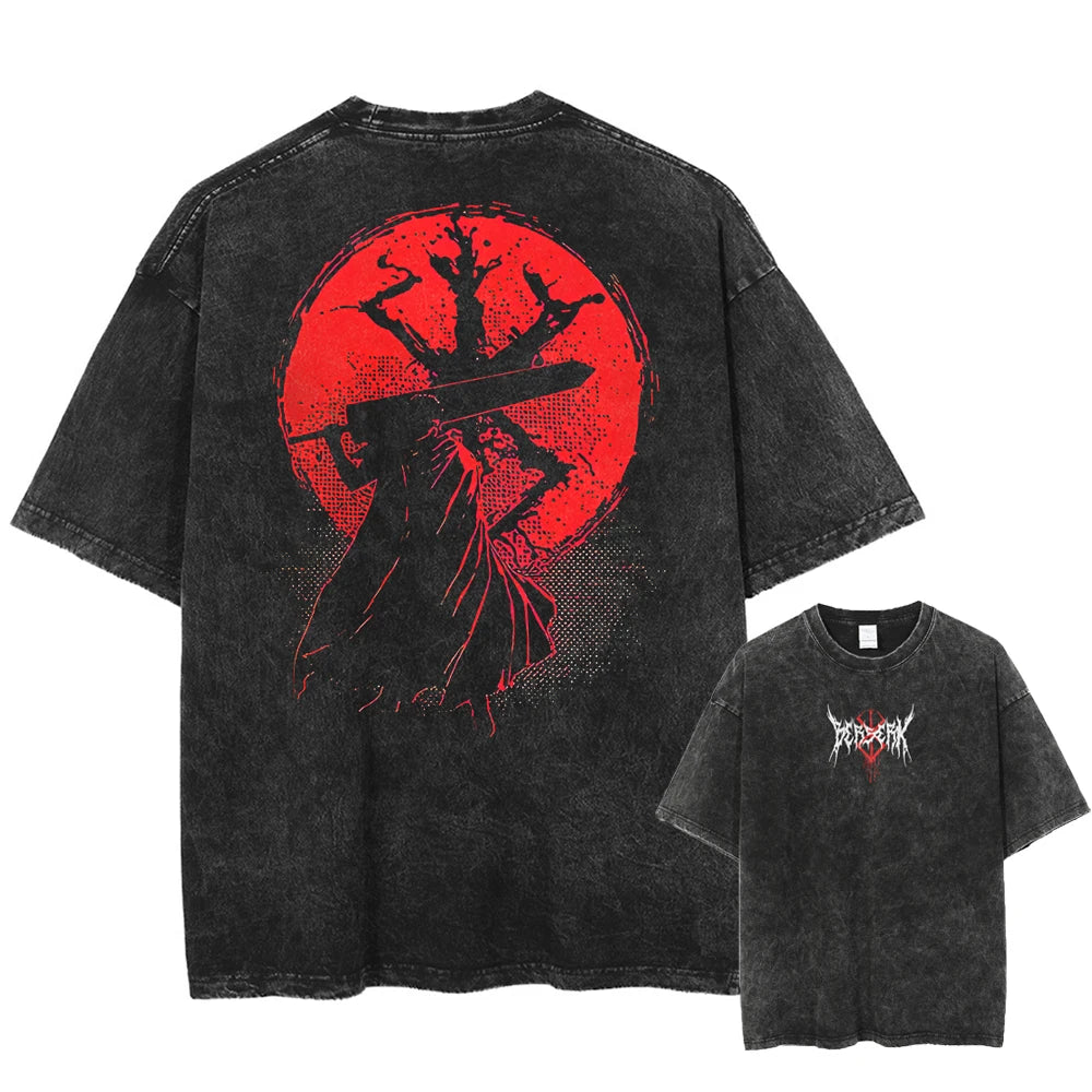 Berserk Vintage Oversized Streetwear T-Shirt