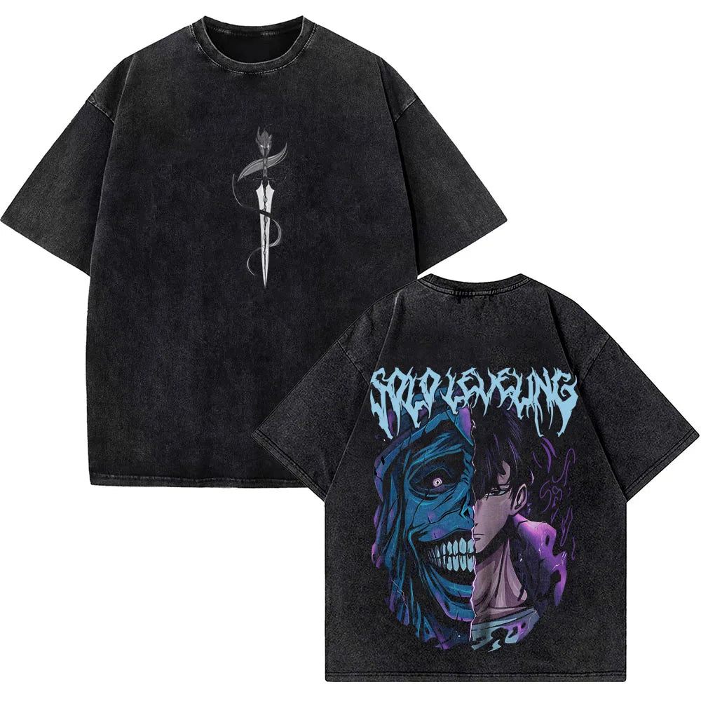 Oversized Streetwear Solo Leveling T-Shirt