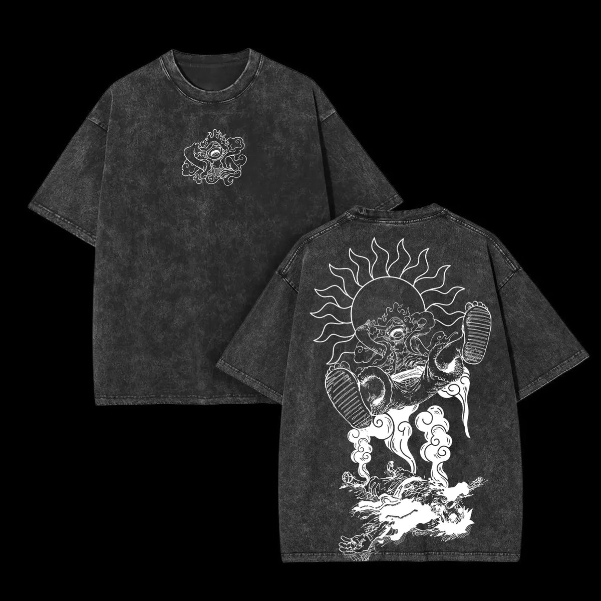 Chemise rose surdimensionnée style streetwear grande taille Majin Boo Kid 