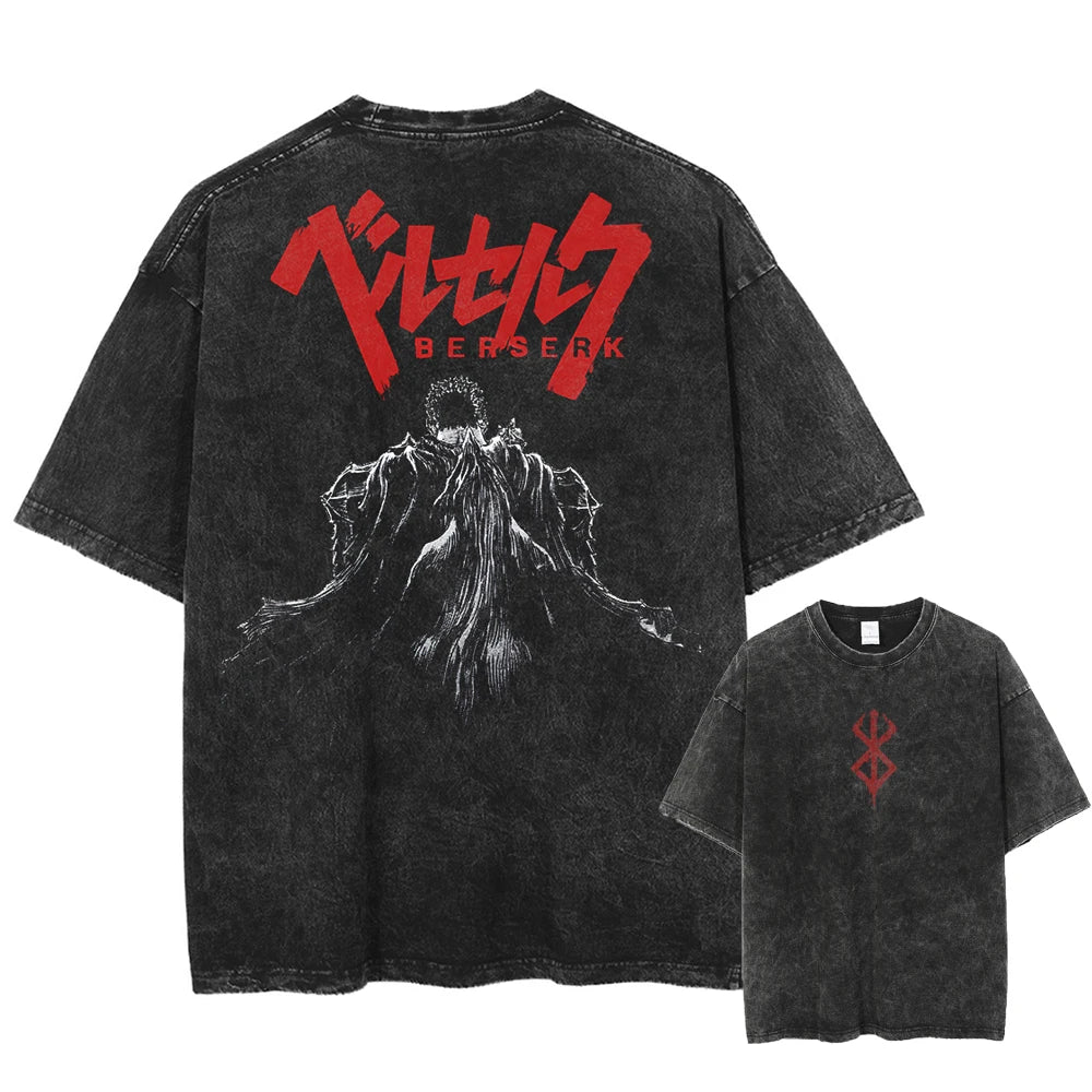 Berserk Vintage Oversized Streetwear T-Shirt