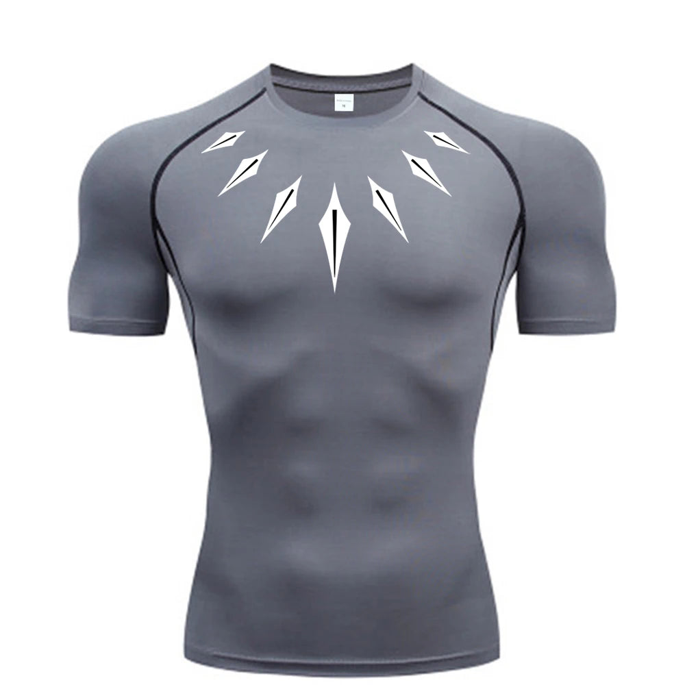 Dry Fit Athleisure wakanda forever Print Compression Shirt