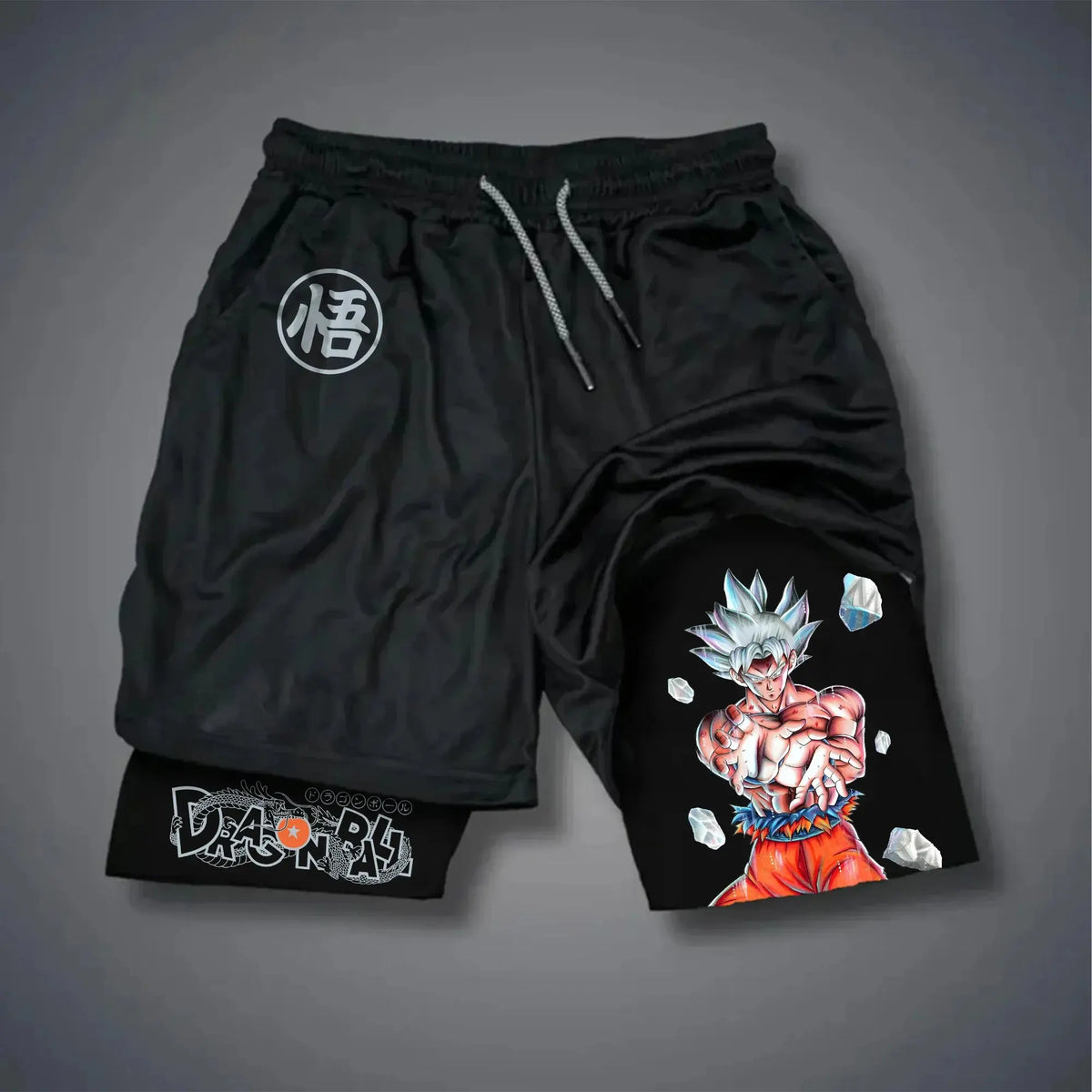 Son GokuDry-Fit Compression Shorts 2 in 1