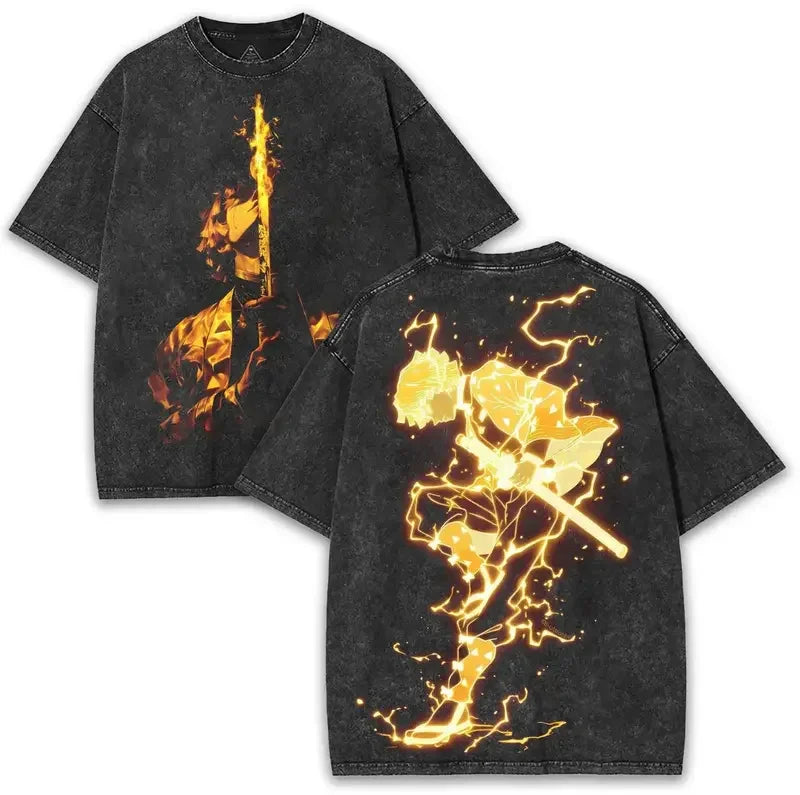 Zenitsu Raio Oversized Streetwear Shirt