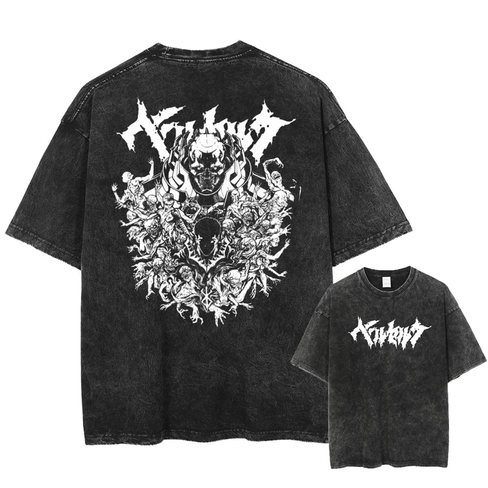 Berserk Vintage Oversized Streetwear T-Shirt