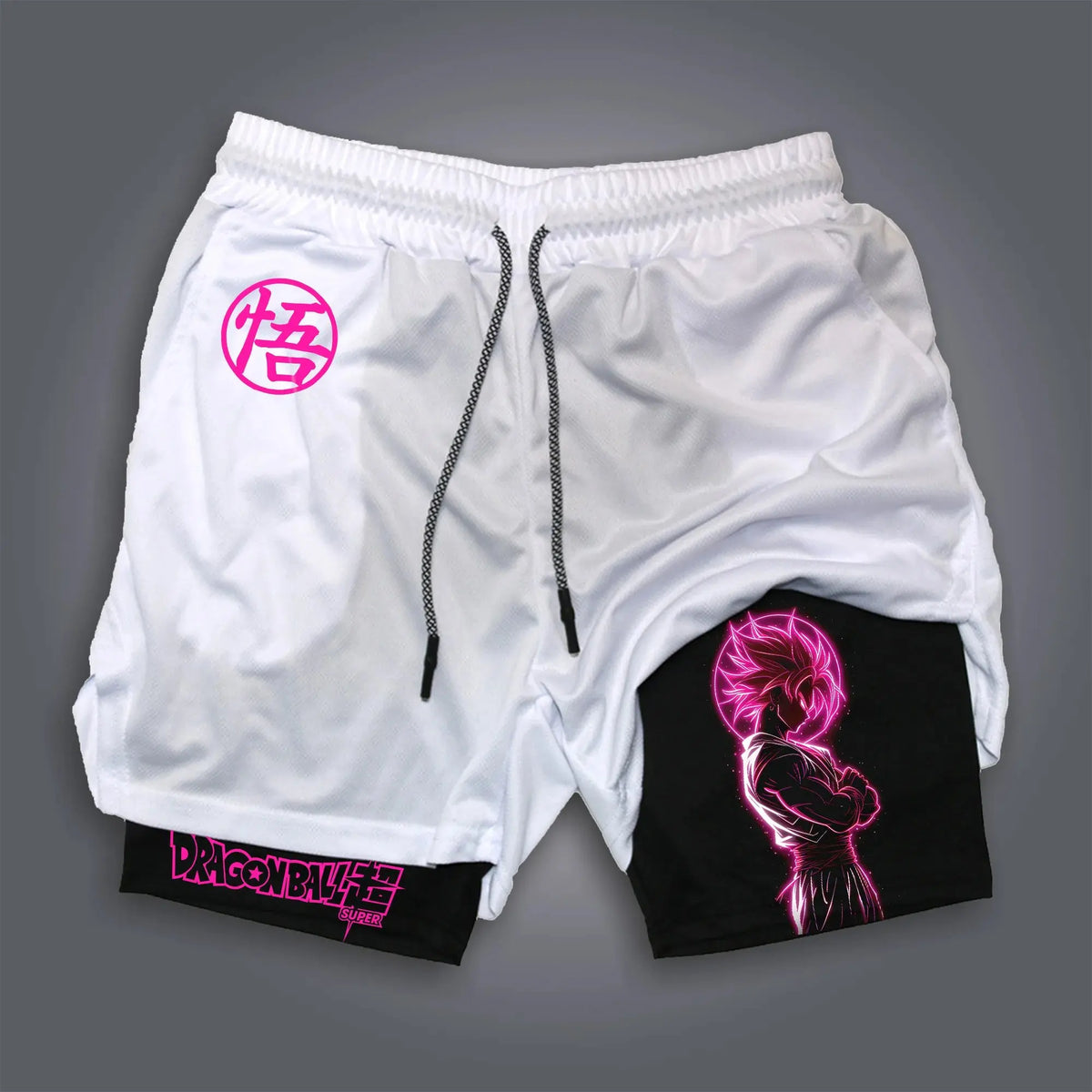 Goku Phases Dry-Fit Compression Shorts 2 in 1