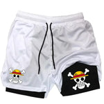 One Piece Skull Dry-Fit Compression Shorts