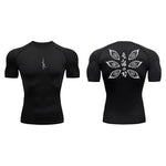 Dry Fit Athleisure Demon slayer Kokushibo Compression Shirt