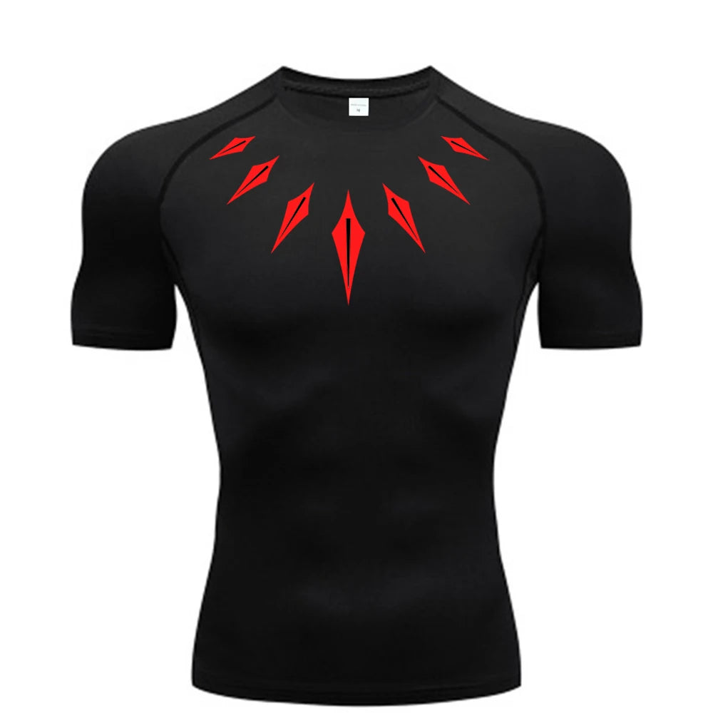 Dry Fit Athleisure wakanda forever Print Compression Shirt