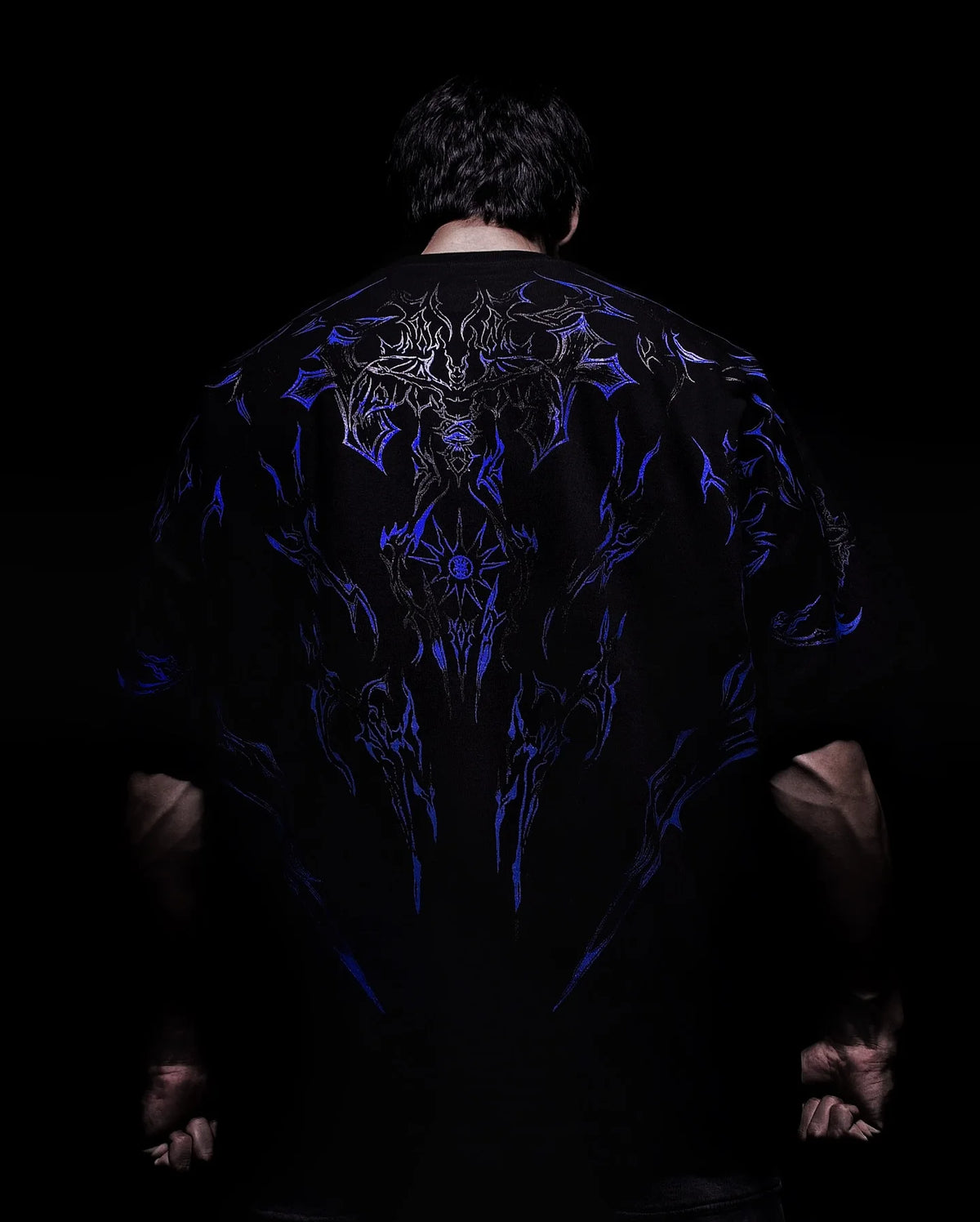 Oversized T-shirt Black Shadow