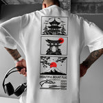 Oversized Streetwear Plus Size Japão-Themed