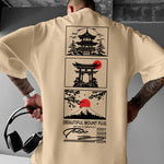 Oversized Streetwear Plus Size Japão-Themed