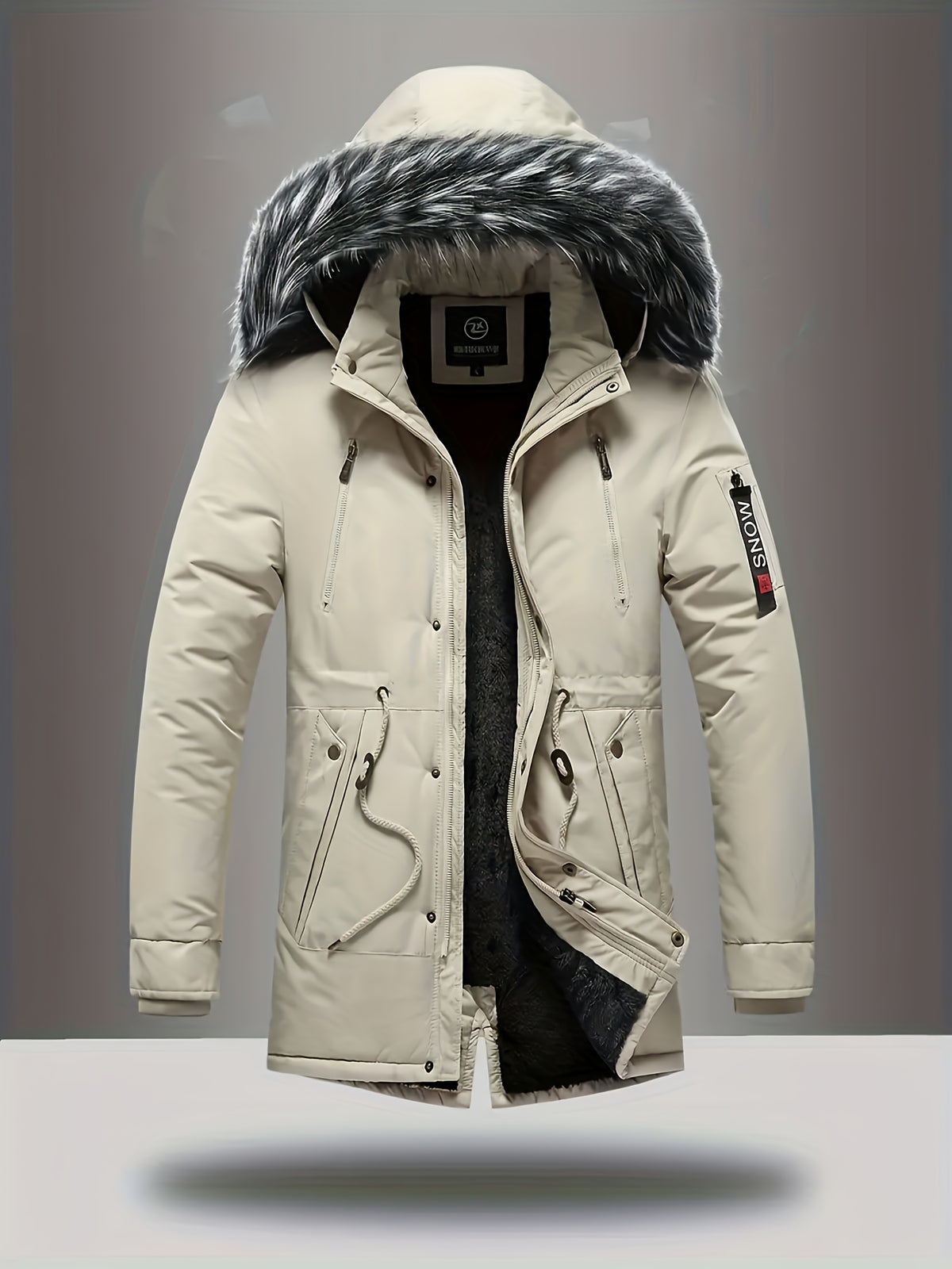 Men's tweed overcoat