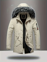 Men's tweed overcoat